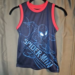 Marvel Spiderman Size 7 EUC Tank Top